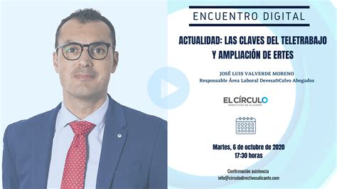 Webinar Las Claves Del Teletrabajo Y Ampliaci N De Los Ertes Con