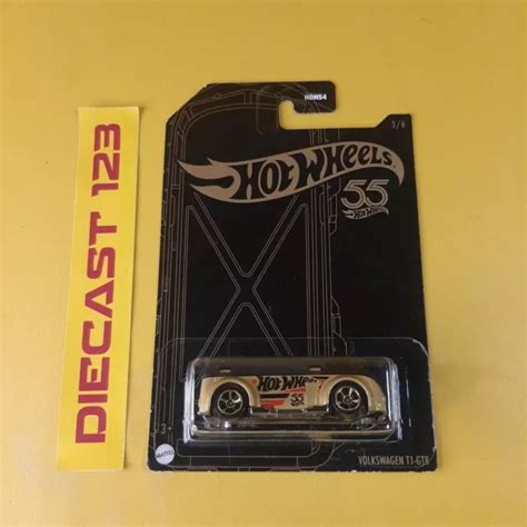 VOLKSWAGEN T GTR BLACK Gold Series Hot Wheels Th Anniversary PicClick UK