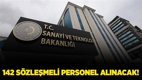 Sanayi ve Teknoloji Bakanlığı 142 Sözleşmeli Personel alacak