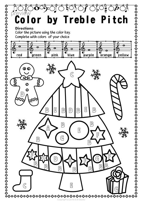 This Set Of Music Worksheets Christmas Themed Is Designed To Help