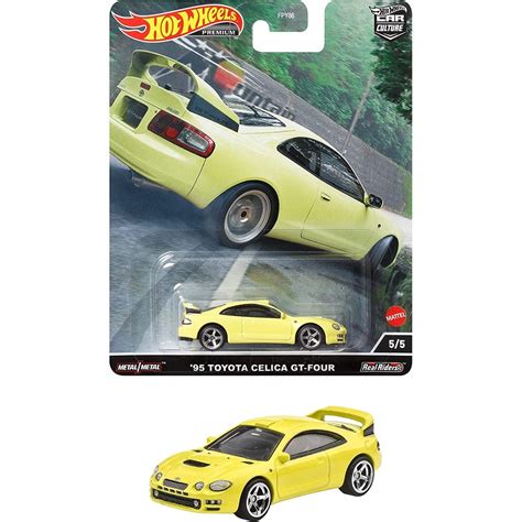 Premium bánh cao su Xe mô hình Hot Wheels 1 64 Car Culture Mountain Drifters 95 Toyota Celica
