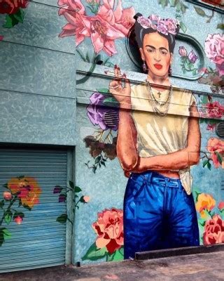 Art Frida Kahlo And Street Art Image Frida Kahlo Mural In Palermo