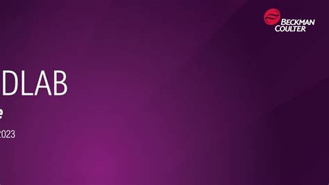 Video Beckman Coulter Dx Eemea On Linkedin Beckman Coulter