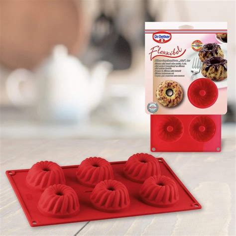 Dr Oetker Cake Moule Minis Silicone 6 Moules Bol