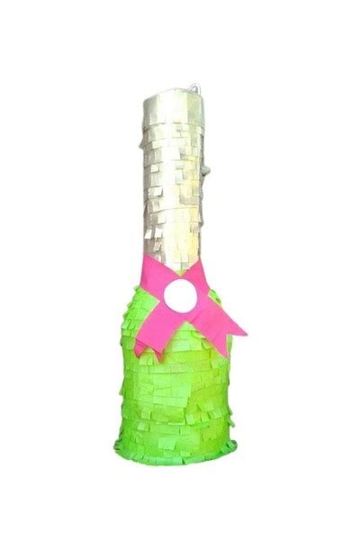 Champagne Bottle Pi Ata Green Get Ready To Party With Our Easy To