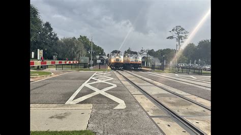 Birthday Special Sunrail Railfanning In Winter Park Great Horn Shows