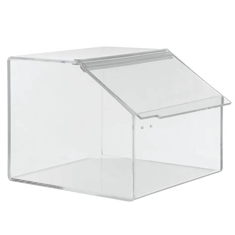 Expressly Hubert® Rectangular Clear Acrylic Bulk Food Storage Container ...