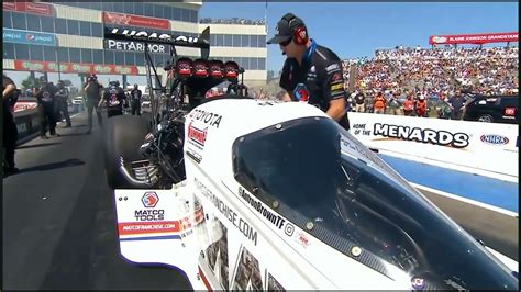 Antron Brown Doug Foley Top Fuel Dragster Qualifying Rnd Menards