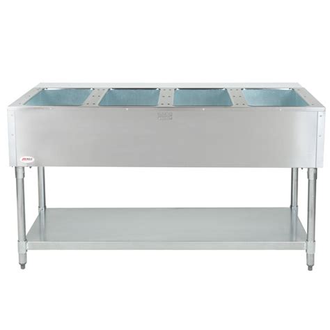 Eagle Group DHT4 Open Well Four Pan Electric Hot Food Table 240V