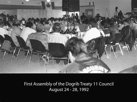 First Assembly Of The Dogrib Treaty 11 Council Tlicho History