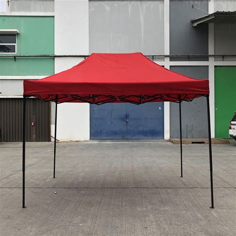 Jual Tenda Lipat Gazebo 2x3 Meter Merah Dan Biru Folding Tent 2 X 3