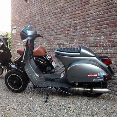 Vespa Px Scootering Scooterist Streetracer Bitubo