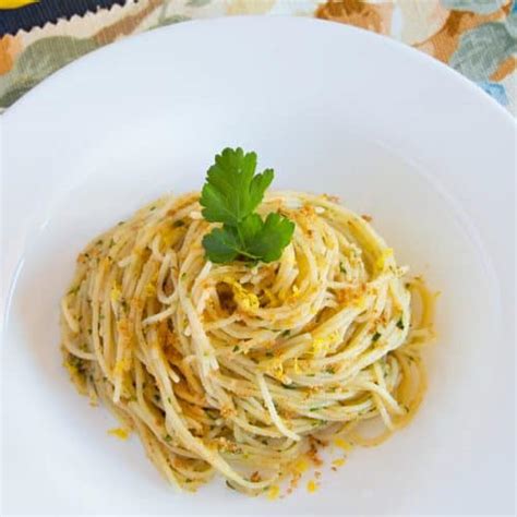 Lemon Capellini with Bottarga Sauce : Italian Recipe Book