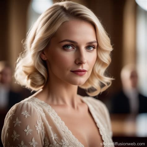 Blonde Woman Stable Diffusion Online