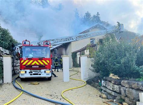 Isère Goncelin une maison dévastée par un incendie