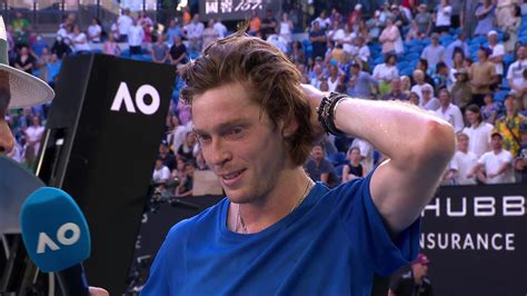 Australian Open Andrey Rublev Im Siegerinterview Nach Achtelfinale