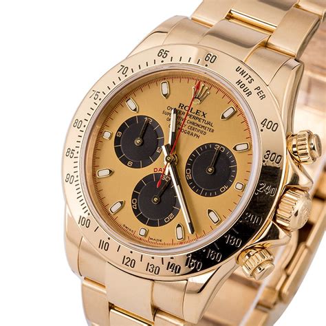 Rolex Daytona 18k Yellow Gold Watch - Save $1,000's