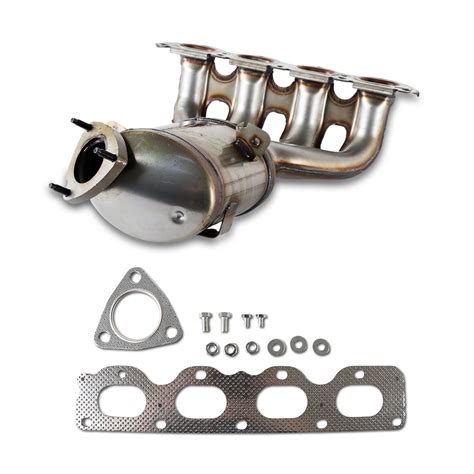 Sinocmp Exhaust Manifold Catalytic Converter W Gasket For