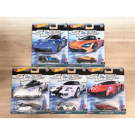 Hot Wheels Car Culture Speed Machines Set Of Brand New Shopee Malaysia