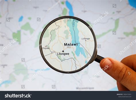 Lilongwe Malawi Political Map City Visualization Stock Photo 1382415431 | Shutterstock