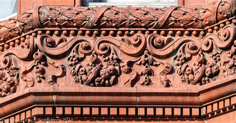 Cobb S Richly Ornamented Red Slip Terra Cotta Clad 17 Story Chemical