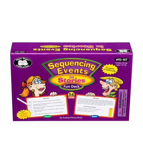 Buy Super Duper Publications Sequencing Events In Stories Fun Deck