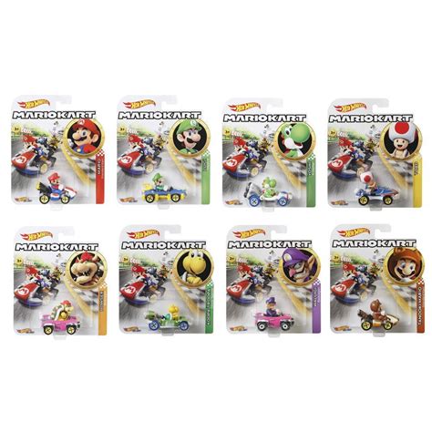 Vehículo Kart Estándar De Mario De Mario Kart De Hot Wheels Surtido