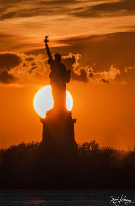 Statue of Liberty Sunset, USA