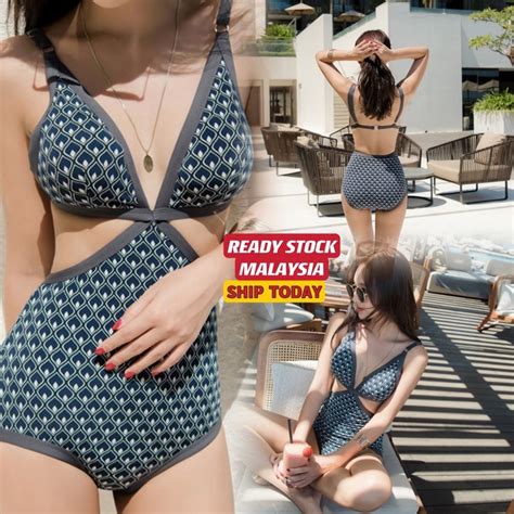 One piece Malaysia swimsuit swimwear bikini beach wear baju RENANG fast SHIPPING 泳衣现货泳装现货