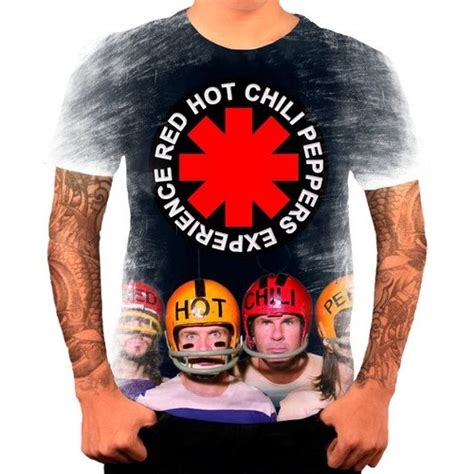 Camiseta De Banda De Rock Red Hot Chili Peppers Rhcp Hd 10 em Promoção na Americanas