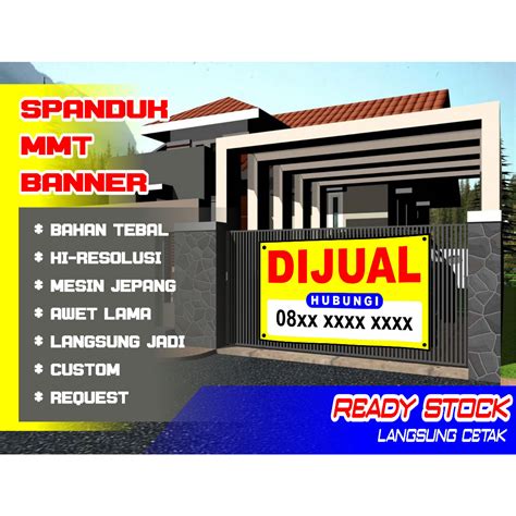 Jual Spanduk Banner Dijual Di Kontrakkan Disewakan Terima Kos Mudah