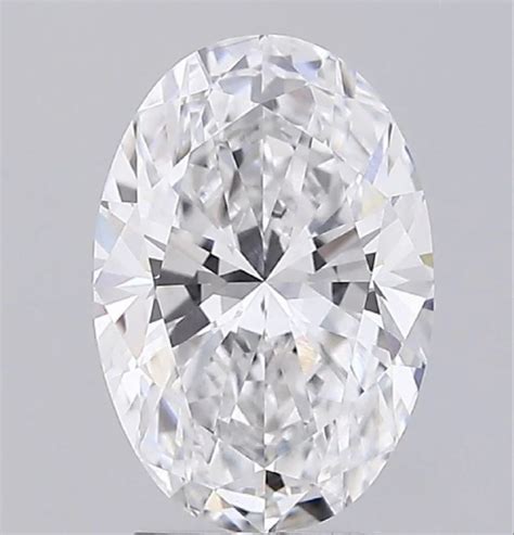 Carat White Ct E Vvs Oval Cut Lab Grown Diamond Igi Certified