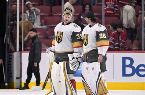 Assessing VGK S Goaltender Situation Through 15 Games