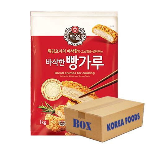 Beksul Breadcrumb 1kg X 10 Box Korea Foods