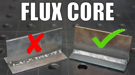 Way To Get Better Flux Core Welds Youtube