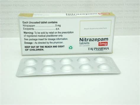 Nitrazepam Tablets 5mg Manufacturer India Pioneer Exporter