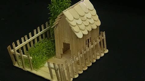 How To Make A Matchstick House Matchstick Art Youtube