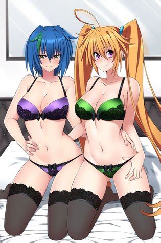 Highschool Dxd Sexiest Yuri Lesbian Compilation Luscious Hentai Manga Porn