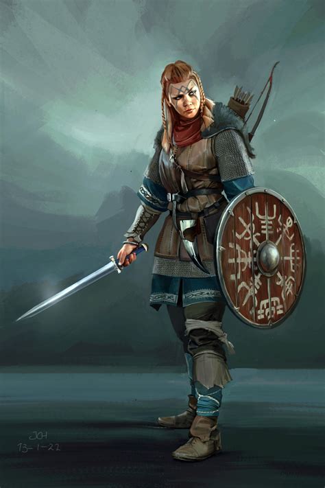 Viking Shieldmaiden By Joelchaimholtzman On Deviantart