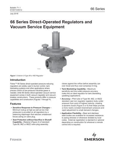 Series Pressure Reducing Regulators Fisher Regulators Pdf