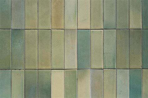 Texture And Pattern Of Green Ceramic Wall Tiles Grunge Square Mosaic