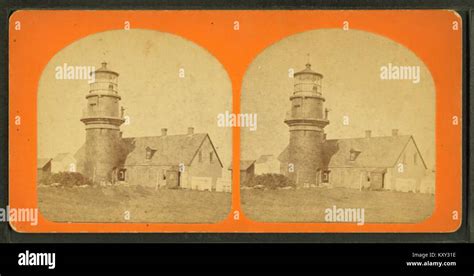 Gay Head Lighthouse From Robert N Dennis Collection Of Stereoscopic Views 2 Stock Photo Alamy
