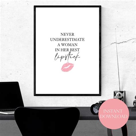 Boss Babe Wall Decor Makeup Print Girl Boss Wall Art Feminist Poster Feminist Print
