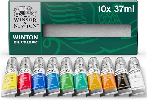 Amazon Winsor Newton Winton Oil Color Paint Starter Set X