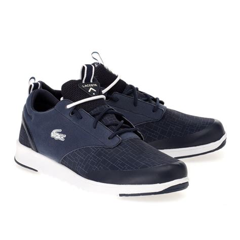 Lacoste Lacoste Light 20 Htb2 Spm Dark Blue Sc4 Mens Trainers