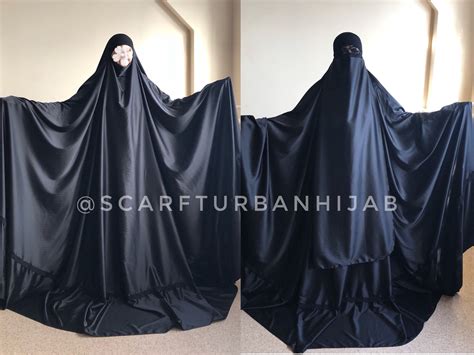 Longue burqa noire niqab noir musulman hijab islamique | Etsy