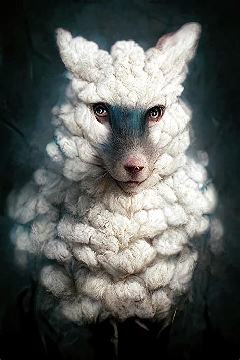 Wolf In Sheep's Clothing Digital Art by Ron Weathers - Fine Art America