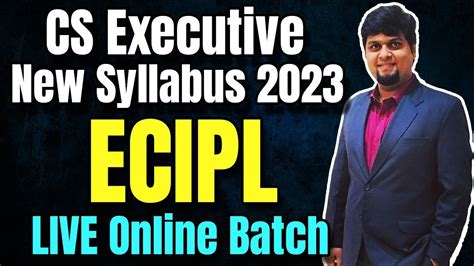 CS Executive New Syllabus Economic Commercial Intellectual Property