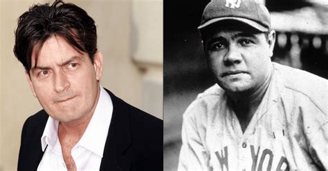 A Cash Strapped Charlie Sheen Is Reportedly Selling Prized Babe Ruth Memorabilia To Pay For Hiv