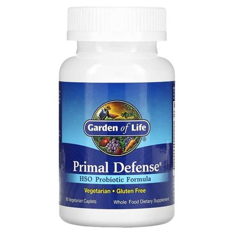 Garden of Life, Primal Defense, HSO Probiotic Formula, 90 Vegetarian Caplets